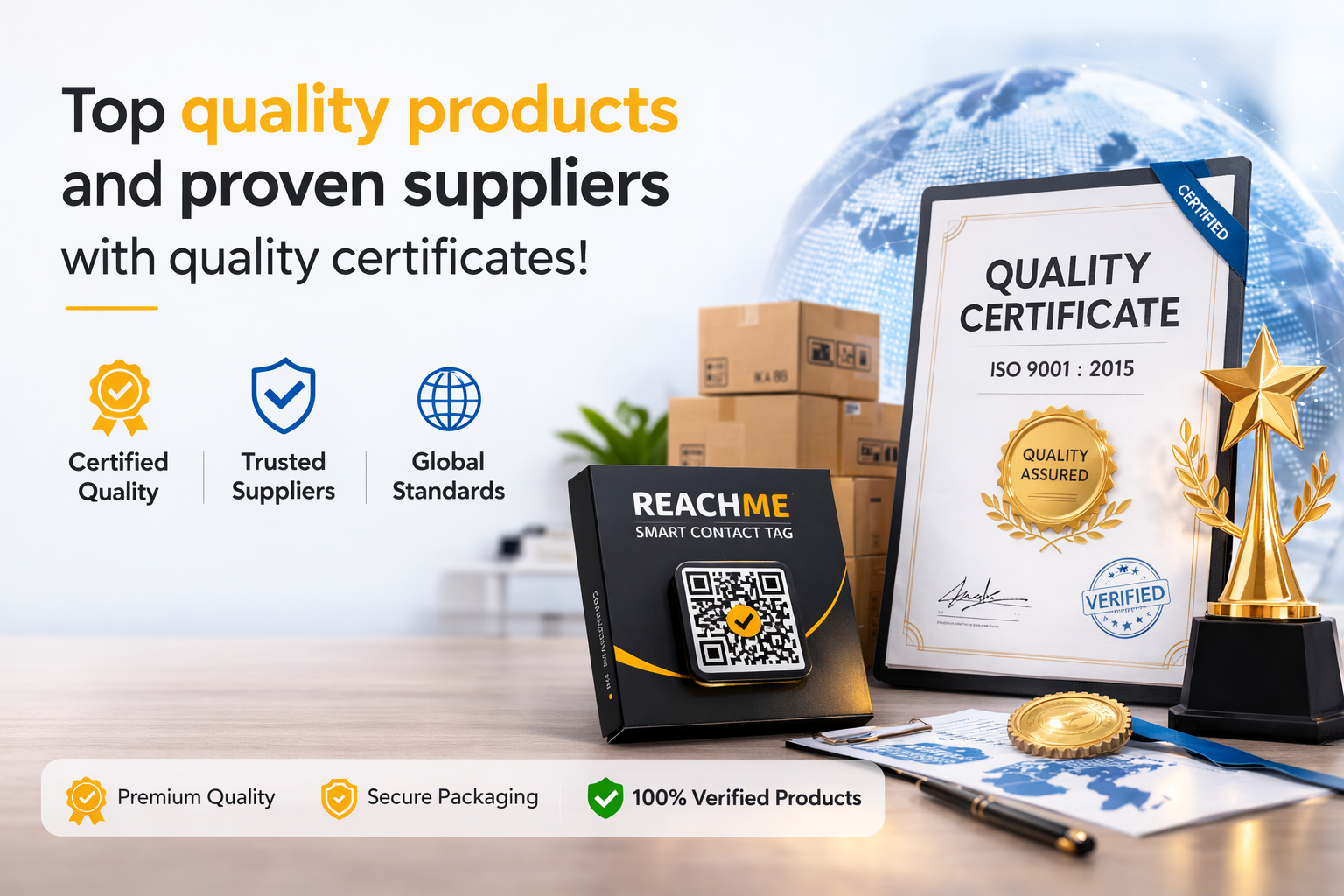 Top quality products and proven suppliers with quality certificates!